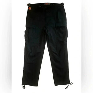 Empyre Black Relaxed Fit Cargo Pants 32